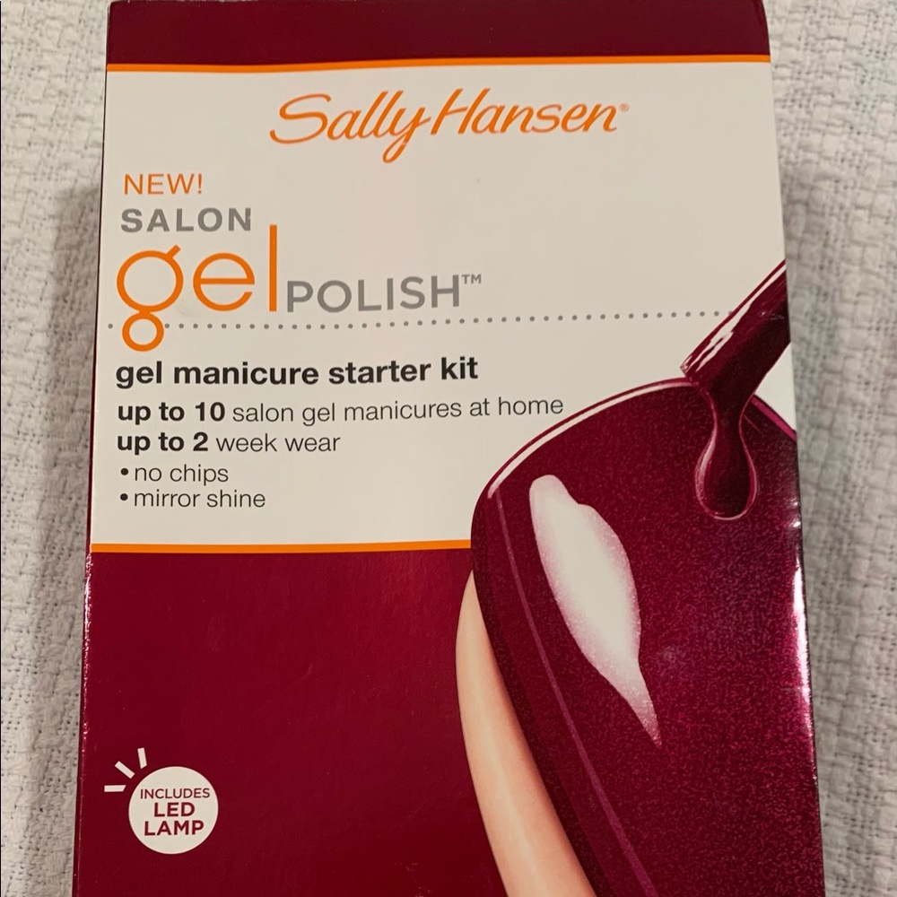 Brand new- still sealed never opened Sally Hanson Salon Gel Manicure Starter Kit